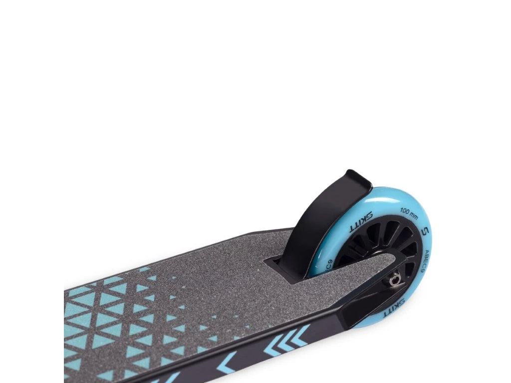 SKITT Stuntstep Spike Zwart - Blauw 79cm