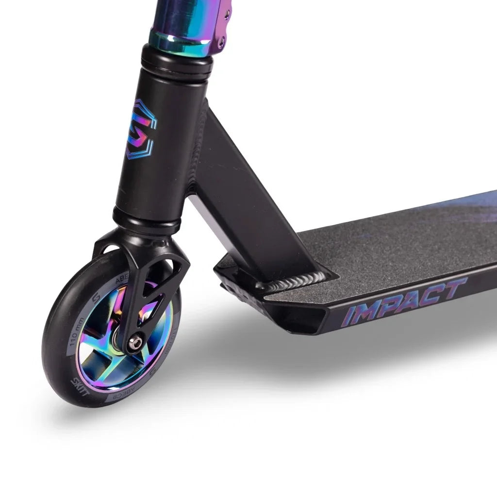 Skitt Stuntstep Impact Zwart - Neochrome 84cm