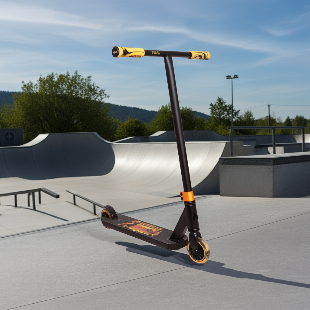 NKD Next Generation 2025 V2 Stuntstep 82cm / 79.5 cm Zwart Goud