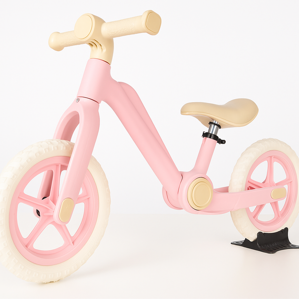 Balancio Loopfiets Opvouwbaar Clean Pastel Oud Hollands Roze 1,5+