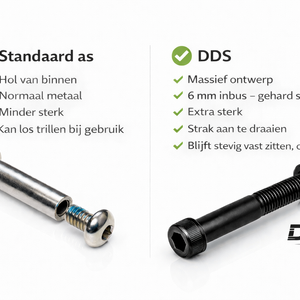 DDS Stuntstep Neochrome Zwart 82cm/ 83cm / 85cm NL Merk