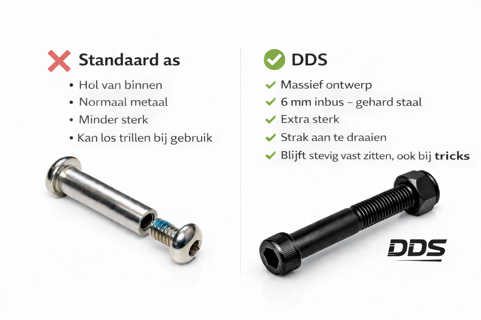 DDS Stuntstep Neochrome Zwart 82cm/ 83cm / 85cm NL Merk