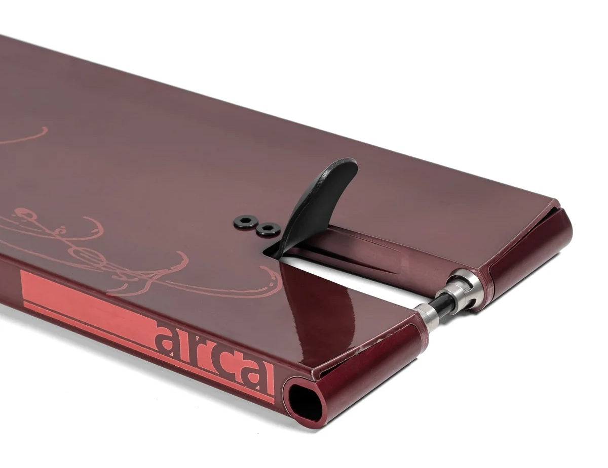 North Arca 6.75 x 22.5 Deck Wine Red Translucent