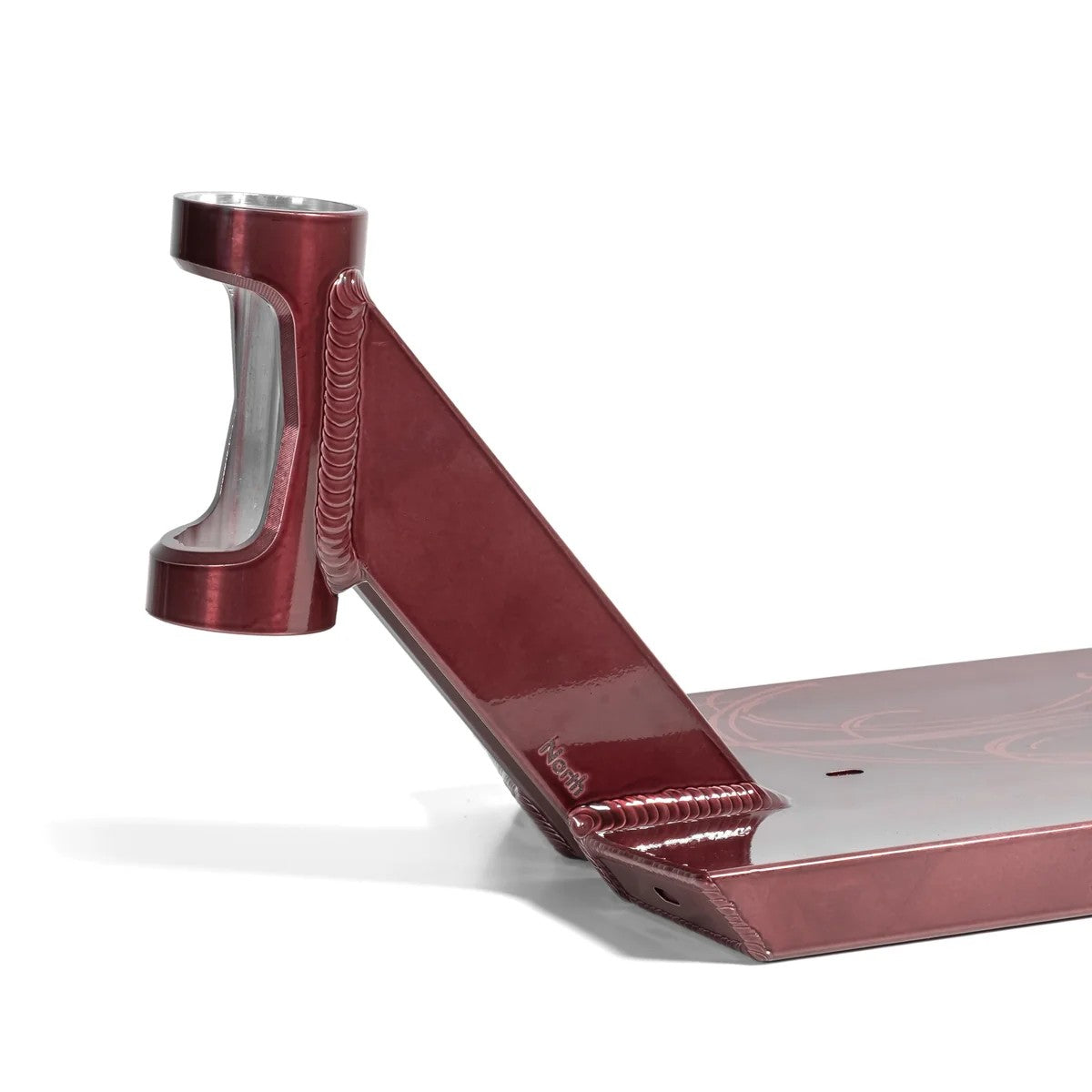 North Arca 6.75 x 23 Deck Wine Red Translucent