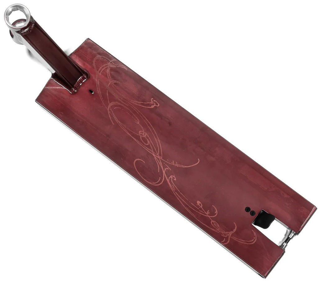 North Arca 6.75 x 23 Deck Wine Red Translucent