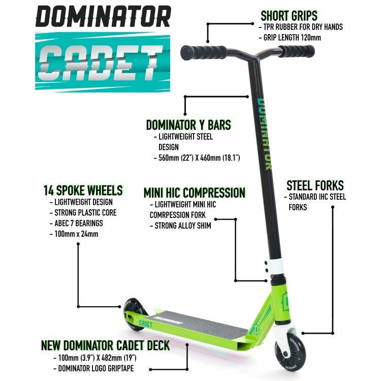 Dominator Cadet Scooter Orange Black