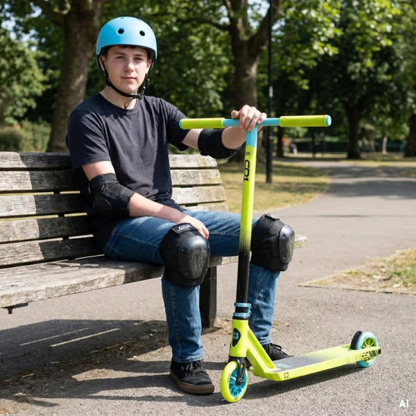 Core CD1 Scooter Lime Blue