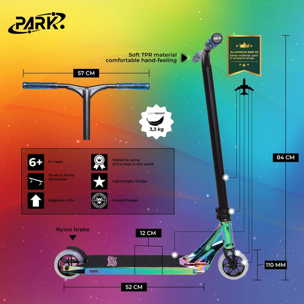 NKD Park Stuntstep Neochrome 84cm