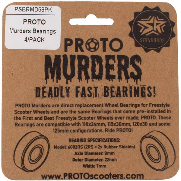 Proto Murder Bearings 4-Pack