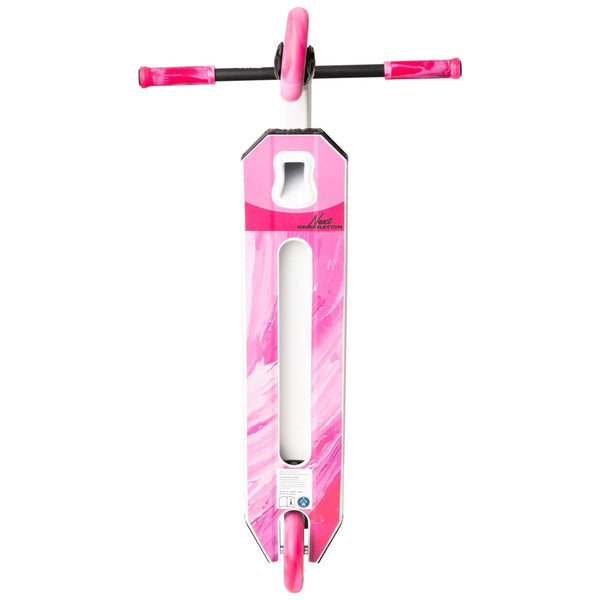 NKD Next Generation 2025 V2 Stuntstep 82cm / 79.5 cm Zwart Roze