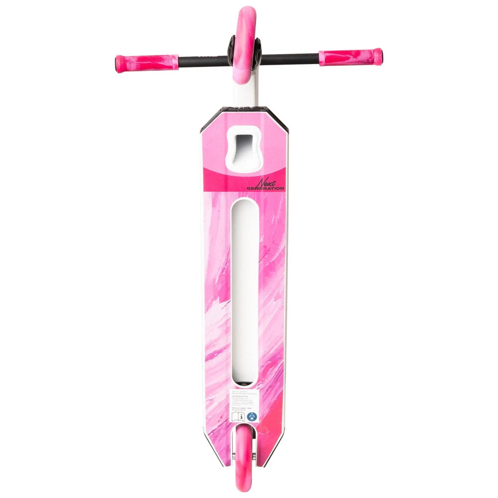 NKD Next Generation 2025 V2 Stuntstep 82cm / 79.5 cm Zwart Roze