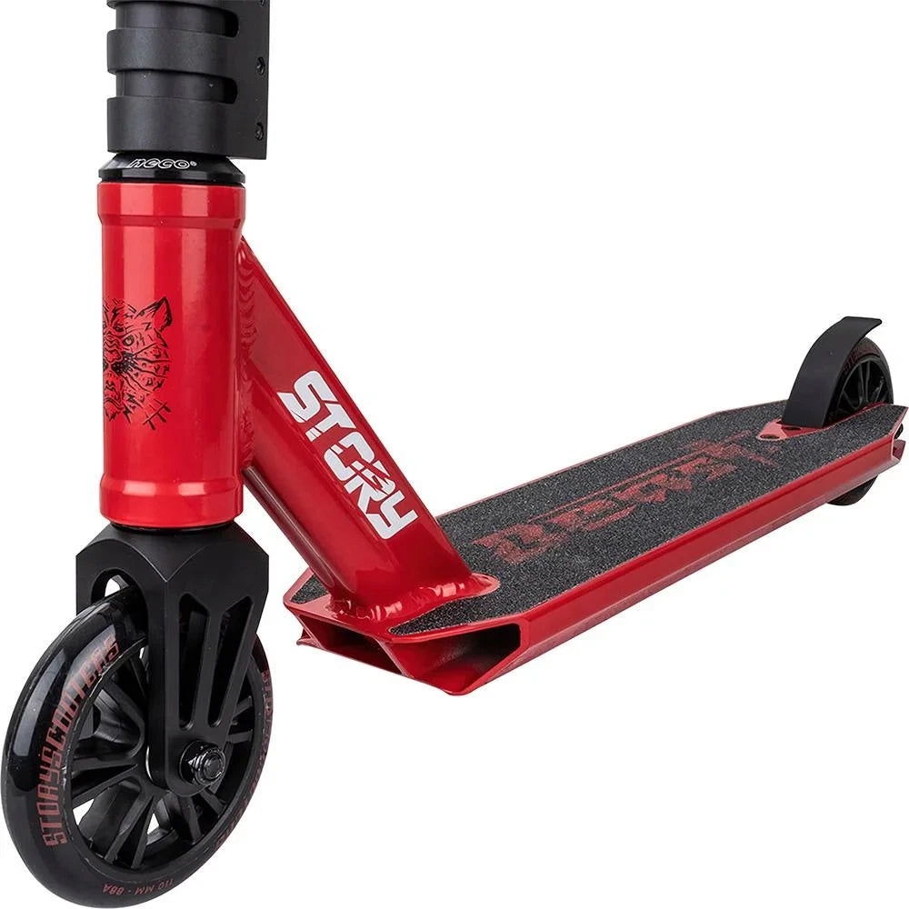 Story Beast Stuntstep Rood Zwart 76cm