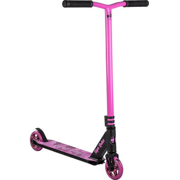 Story High Roller Stuntstep Roze Zwart 84cm