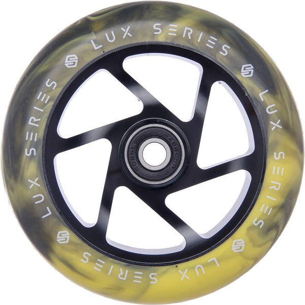 Striker Lux 110 Wheel Black Yellow